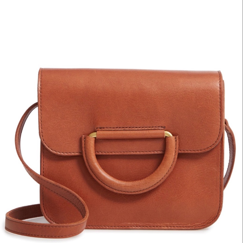 Madewell Brown Leather Crossbody Bag. Used once